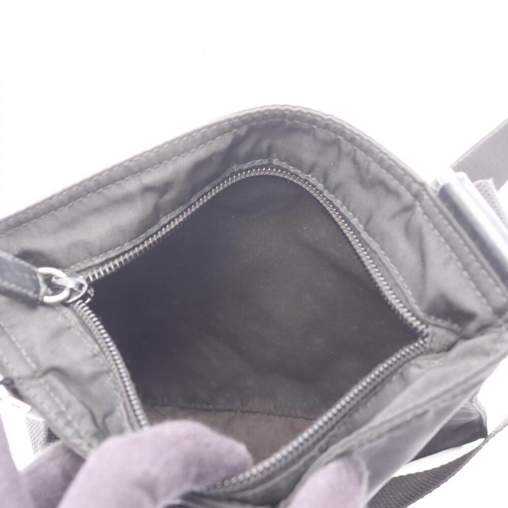 Prada PRADA Shoulder Bag Handbag Nylon Leather Women's Black - Picture 6 of 9
